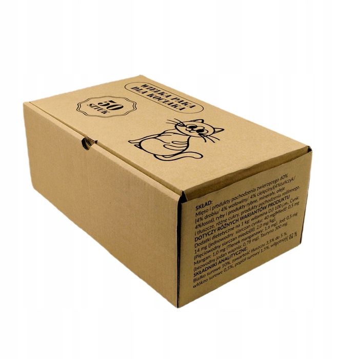 Pakiet Saszetki Dla Kota Mix Smaków 50 Szt. Wielka Paka Super Jakość