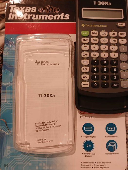Calculadora científica Texas Instruments TI-30Xa