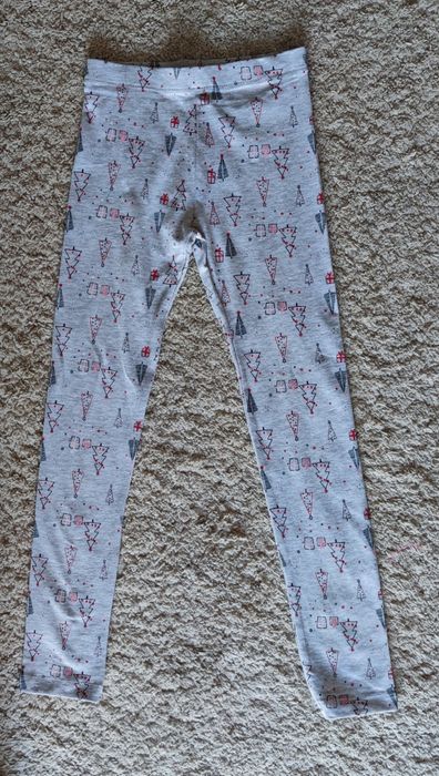 Leginsy świąteczne dla dziewczynki