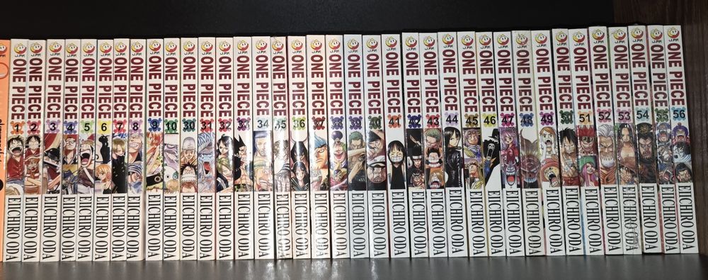 One Piece mangi 1-10, 30-56