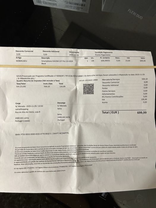 Xiaomi 15T Pro 5G - 1TB de Memória Interna - Estado Impecável!