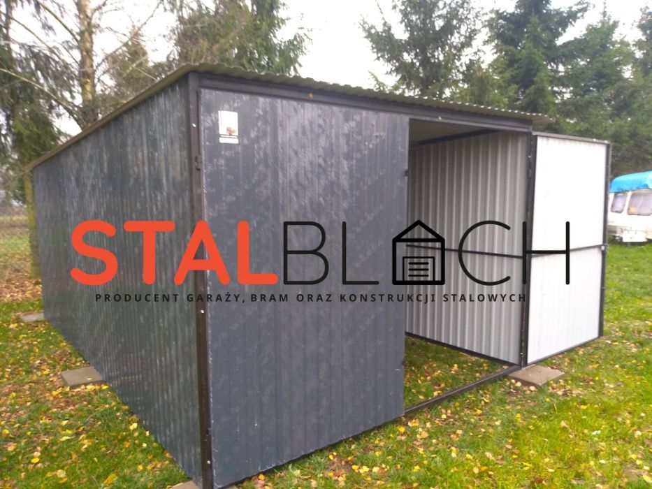 Garaż blaszany 3x5  MONTAŻ Gratis