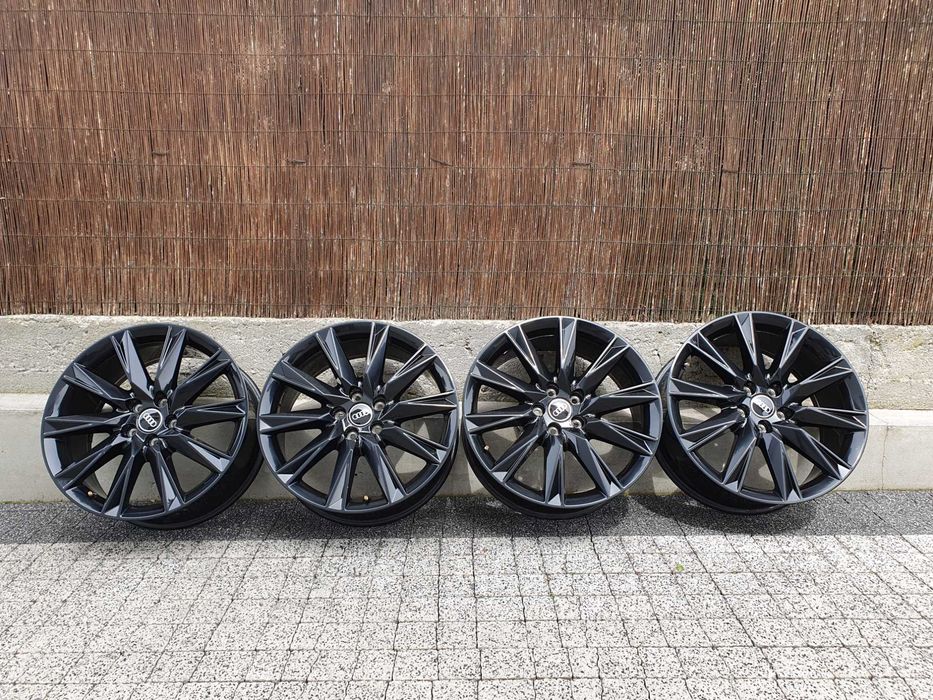 4x Oryginalne 19-stki Audi 5x112 66,5mm czarny połysk!