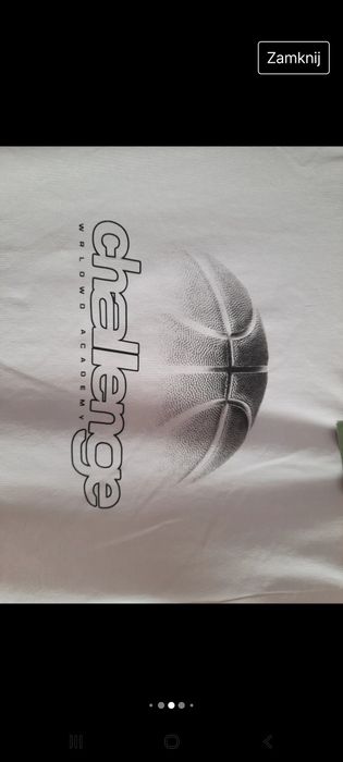 T-shirt biały z nadrukiem 170/176 H&M