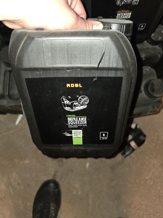 Zestaw chemii używanej adbl 5l baniaki pełne w 3/4