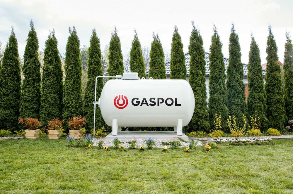 Ogrzewanie domu gazem LPG- zbiornik (butla) z instalacją na propan