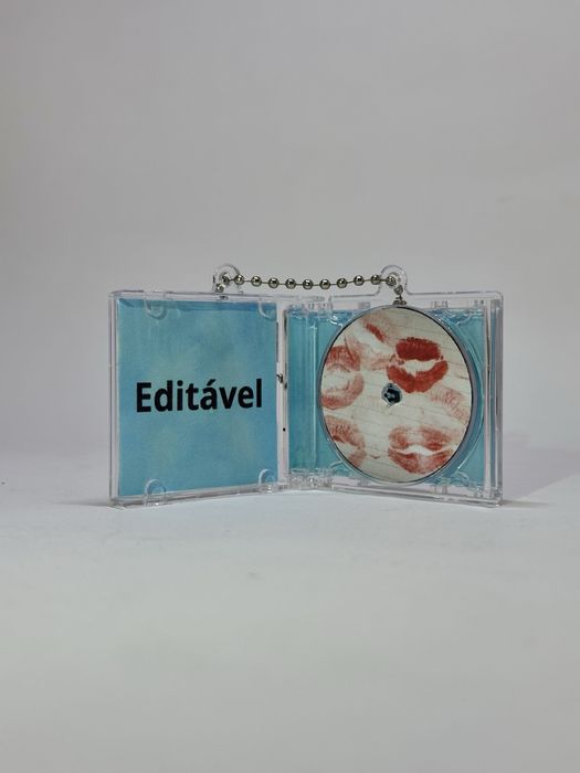 Mini CD Porta-chaves