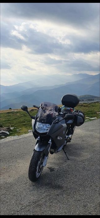 BMW F BMW F800ST z oryginalnymi kuframi tankbag ABS