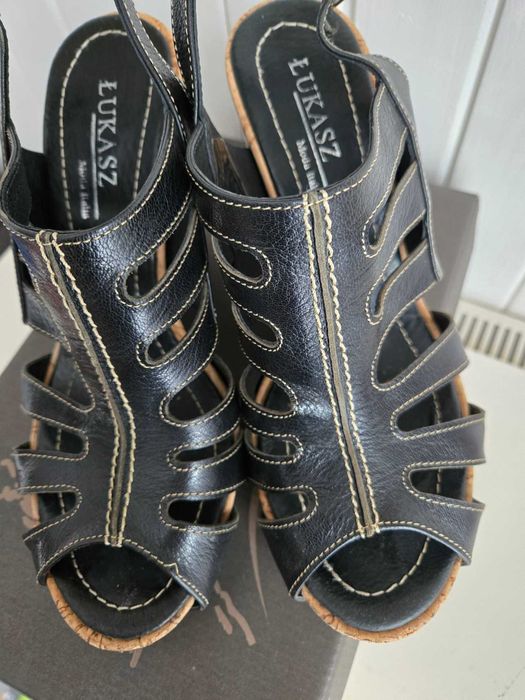 Sandaly skorzane, Lukasz, r.38