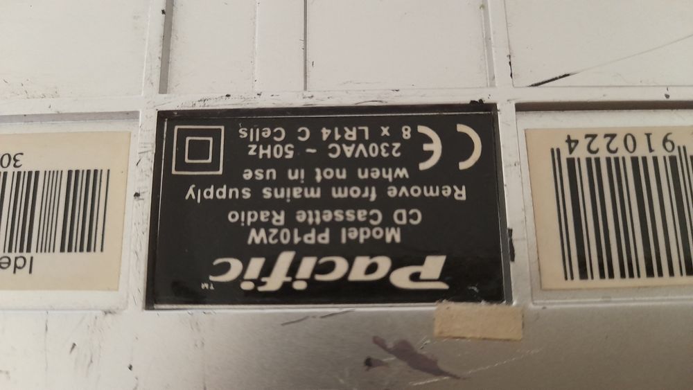 Radioodtwarzacz boombox pacific