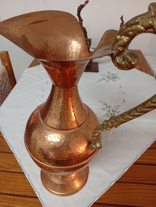 Peça antiga de latão/ cobre