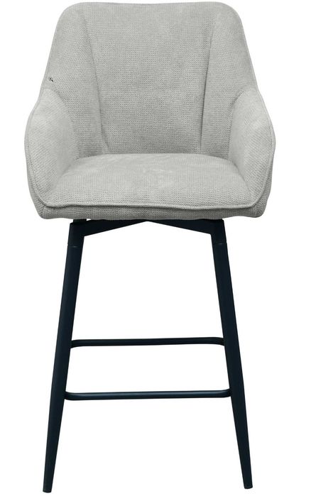 hoker obrotowy szary czarne nogi