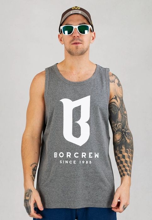 Borcrew BOR Koszulka Tanktop Podkoszulka Biuro Ochrony Rapu Paluch