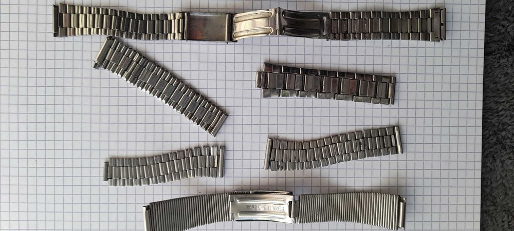 Bransolety zapinane do zegarków