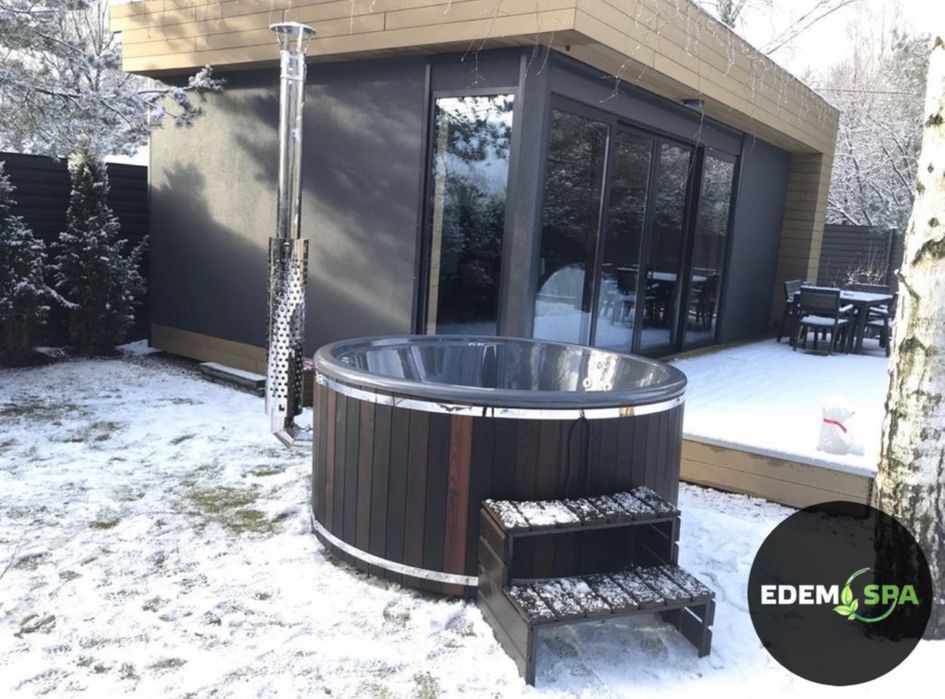 Чан з джакузі! Виробник! Спа купіль! Купель для бані! Спа на дровах!