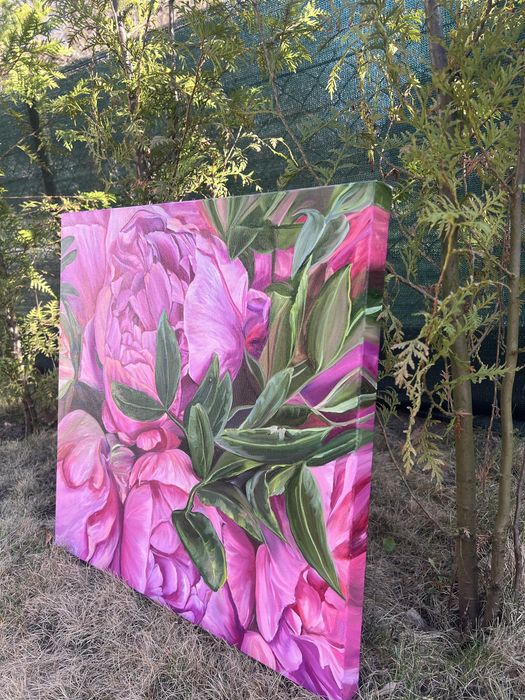 Obraz olejny Flower Holiday 50*50