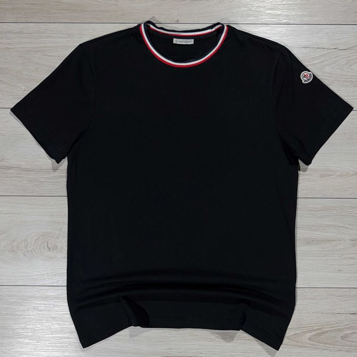 Легітна Футболка Монклер Moncler Maglia All Black, Факт M, Оригінал