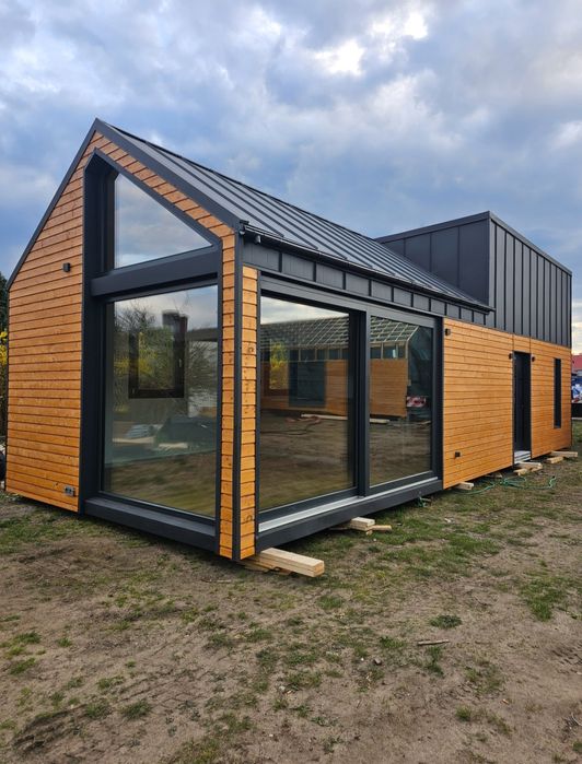 Domek mobilny drewniany szkieletowy stodoła