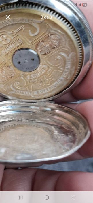 Relógio hemedomas prata