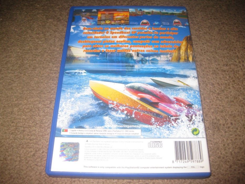 Jogo "Speedboat GP" para PS2/Completo!