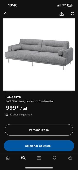 Sofá em ótimo estado