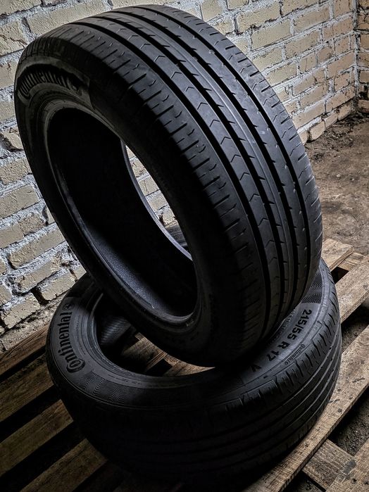 Пара 215/55r17 Continental | 2024 | Made in Slovakia | Преміум шини | 2шт | Ідеальний стан, без пошкоджень, без ремонтів, без дефектів