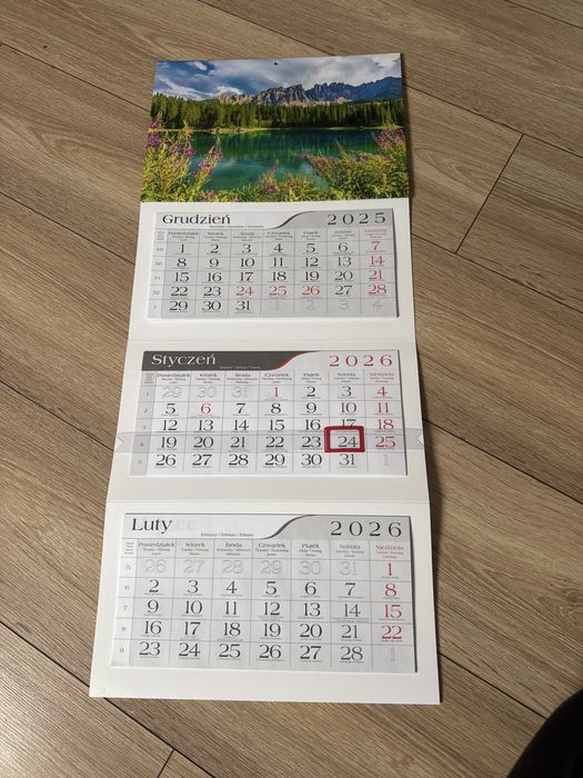 Nowy kalendarz na 2026 rok