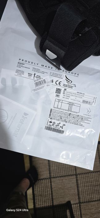 Orteza stawu kolanowego.