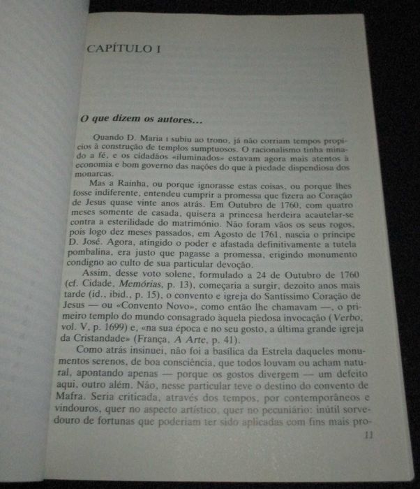 Livro Quanto custou a Basílica da Estrela? Luís Walter de Vasconcelos