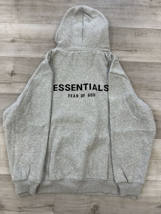 Худі Essentials Fear Of God Сіра / есентіалс худі