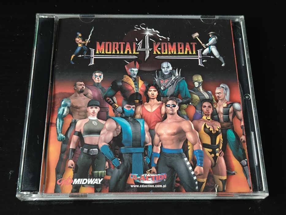 Oryginalna Gra na Komputer PC Mortal Kombat 4 CD-ACTION + Bonus CD