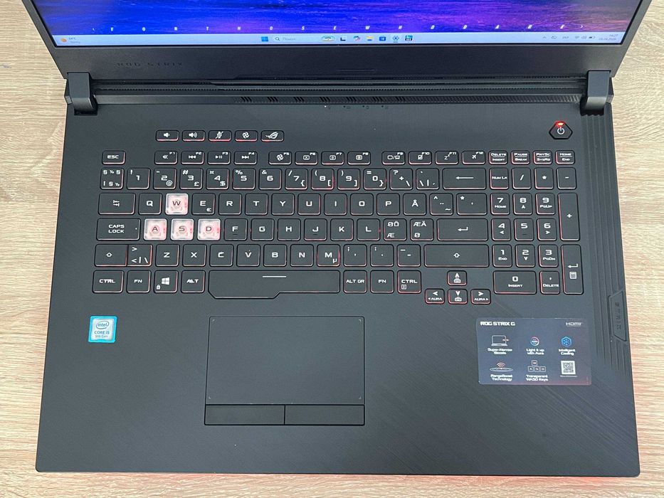 Ігровий ASUS ROG Strix G731GT 17.3" Full HD / i5-9300H / GTX 1650 4GB / 16GB / 512GB SSD