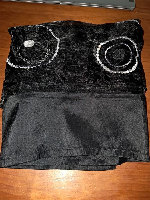 Toalha com padrão e transparência