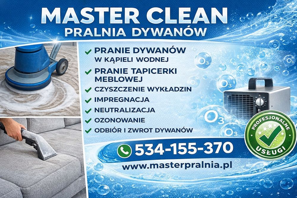 Pranie dywanów, tapicerek i wykładzin- odbiór i zwrot