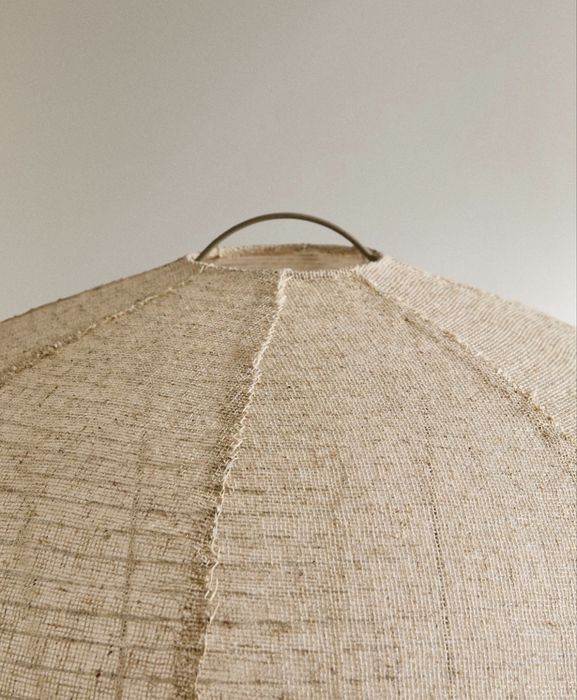 Candeeiro De Mesa Linho Zara Home NOVO