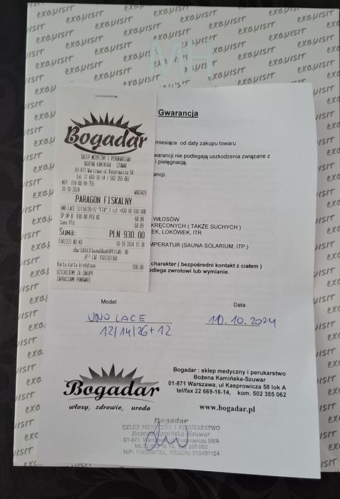 Peruka damska nowa lux