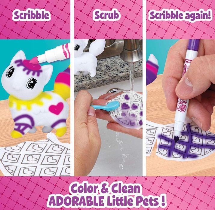 Crayola Washimals Набір для творчості Крайола. Тваринка з фломастерами