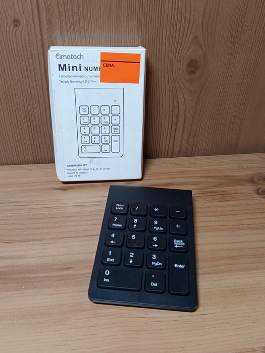 Bezprzewodowa klawiatura numeryczna Cimetech Mini NUME.