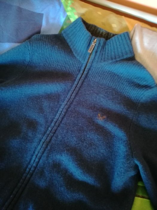 Sweter rozpinany męski  M  Crew