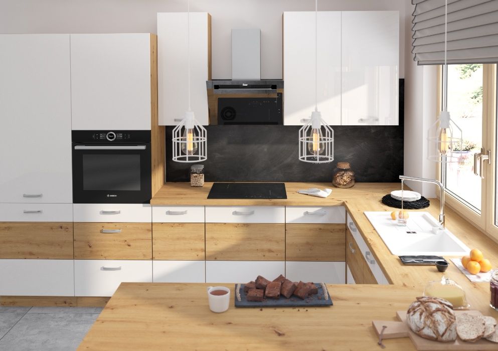 HIT!Meble kuchenne Kuchnia na dowolny metraż! Połysk!Super cena!