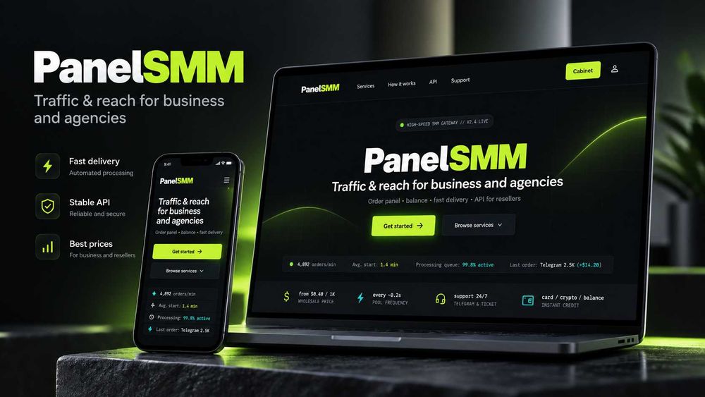SMM агентство панель накрутка послуги