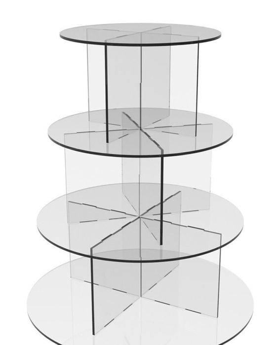 Акрилова підставка під торт та кенді бар