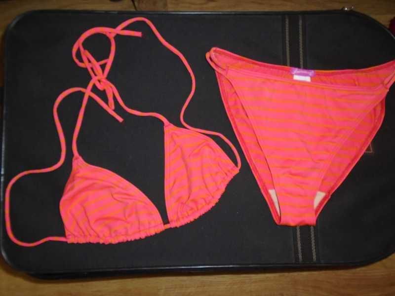 Biquini coral M Stradivarius
