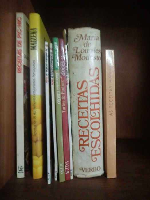 livros de culinária
