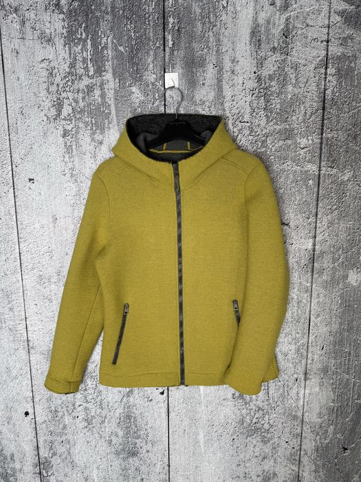 (Розмір L) Шерстяна куртка Salewa з капюшоном трекінгова худі з вовни