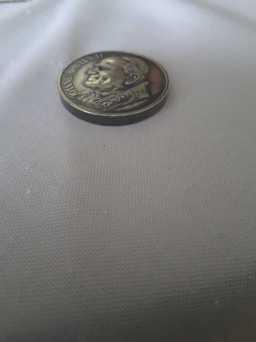 Medal Jan Paweł II 1983 PRL wyrób posrebrzany