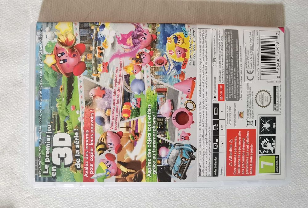Kirby e o mundo perdido - switch
