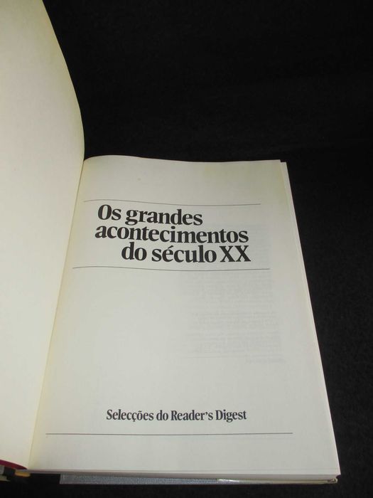 Livro Os Grandes Acontecimentos do Século XX 1ª edição 1979
