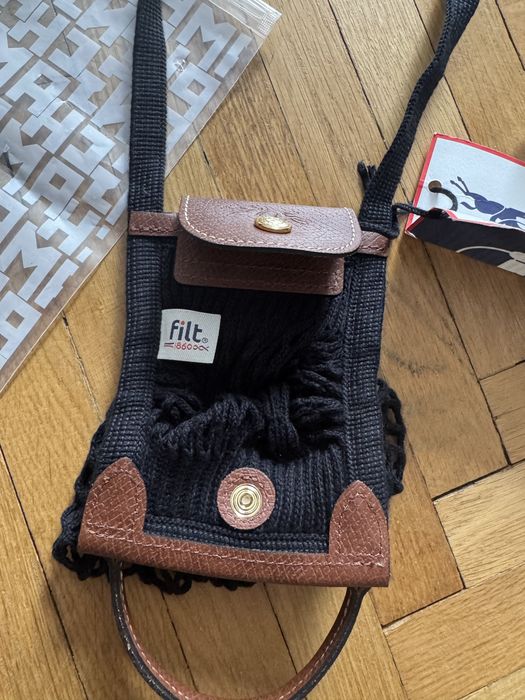 Longchamp torebka le pliage siatka net knitted
