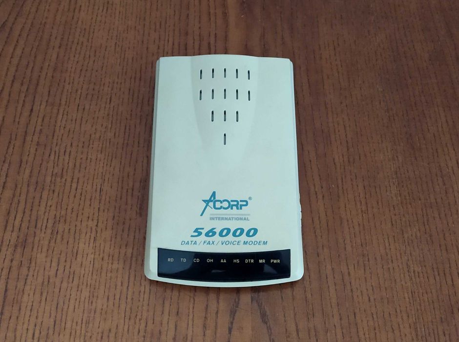 Модем Acorp 56K External Data/Fax/Voice Modem.Б/У